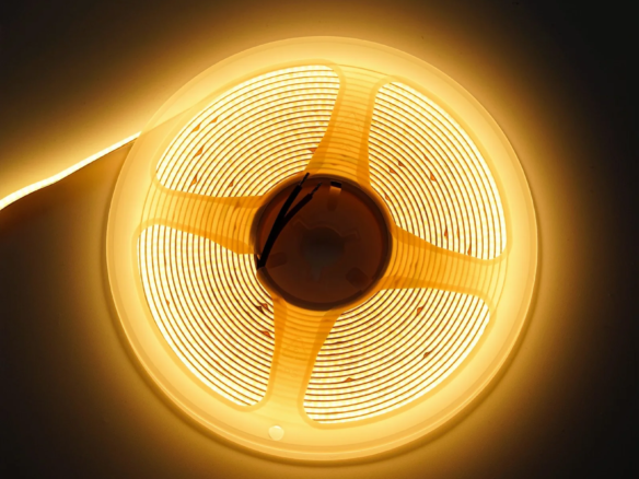 LUMSET® COB LED Strip 480LEDs:m – 12V:24V | 2700K–6500K | CRI90+ | 8mm | 10.5W:m | 5m Roll (Non panelized)webp