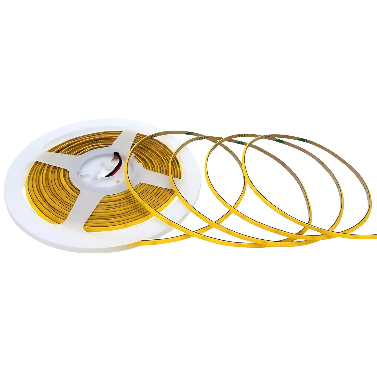 LUMSET® COB LED Strip – 384 LEDs:m, 3mm Width, 12V:24V, 7W:m, 3000K:4000K:6500K, CRI 90+, 5m Roll (Panelized)