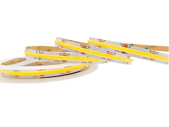 LUMSET® COB LED Strip – 608 LEDs:m, Dual CCT 2700K–6500K, 6+6W:m, 12V:24V, 3 Wire, 8mm Width, CRI90+, Panelized Design