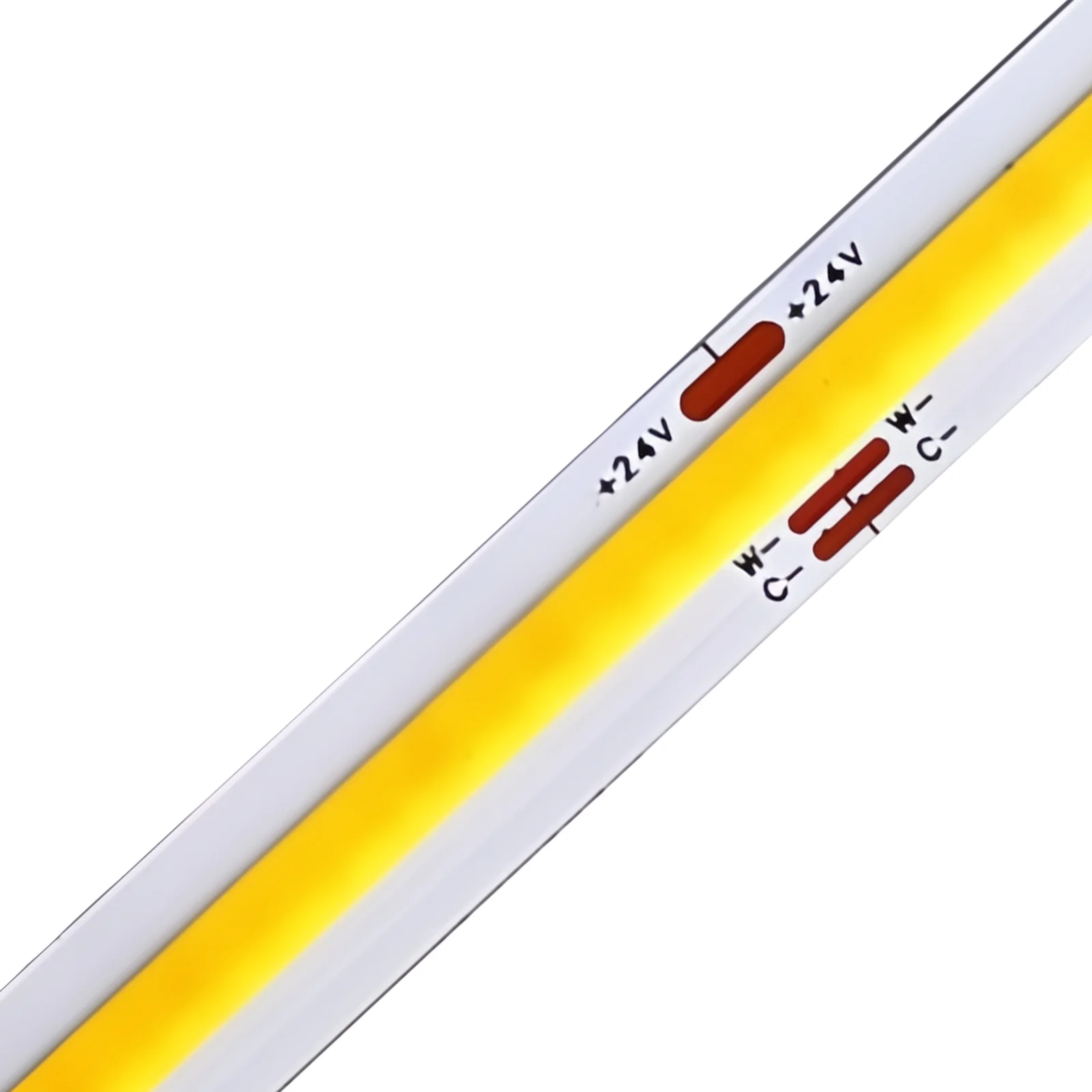 LUMSET® COB LED Strip – 640 LEDs:m, 24V, Dual CCT 2700K–6500K, 8+8W:m, CRI90+, 10mm Width, Panelized Design