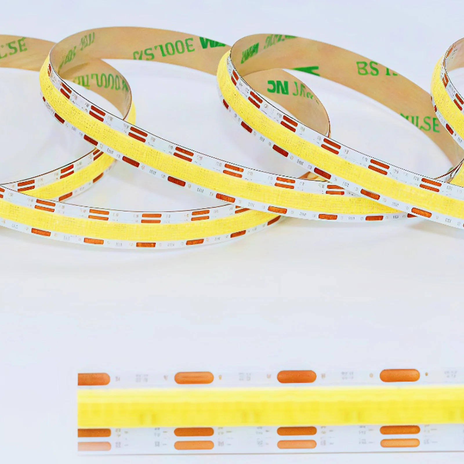 LUMSET® COB LED Strip – 640 LEDs:m, 5V, Dual CCT 2700K–6500K, 5+5W:m, CRI90+, 10mm Width, Panelized Design