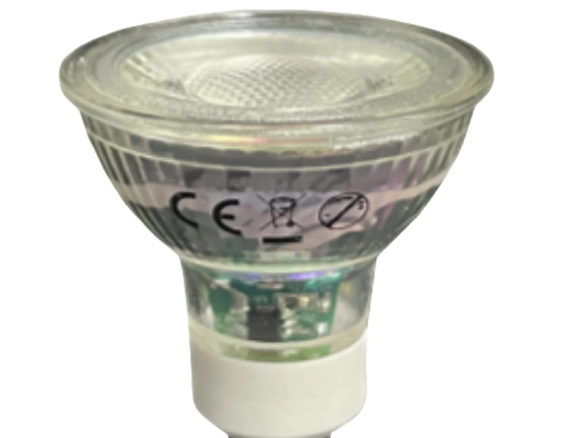 LUMSET® GU10 LED Spot Light – 5W:7W, AC175–265V, 2700K–6500K, CRI 80+, 550–770lm, 36°:60°:110° Beam, Glass Body, IC Driver