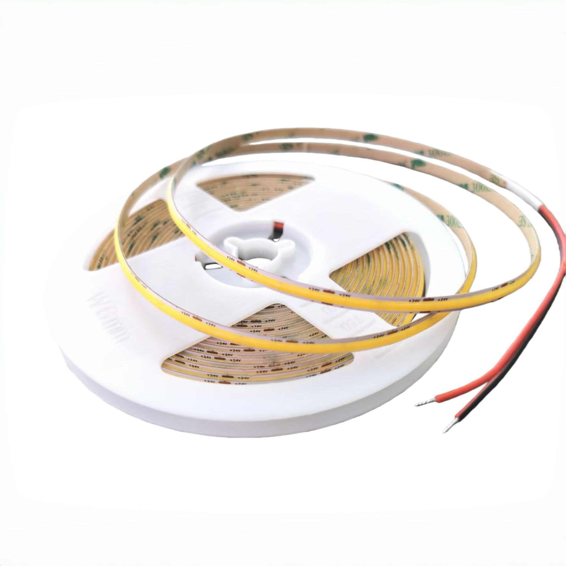 LUMSET® Ultra Narrow COB LED Strip – 400 LEDs:m, 12V:24V, 5mm Width, 10W:m, 3000K–6000K, CRI 90+, Non Panelized 5m Roll