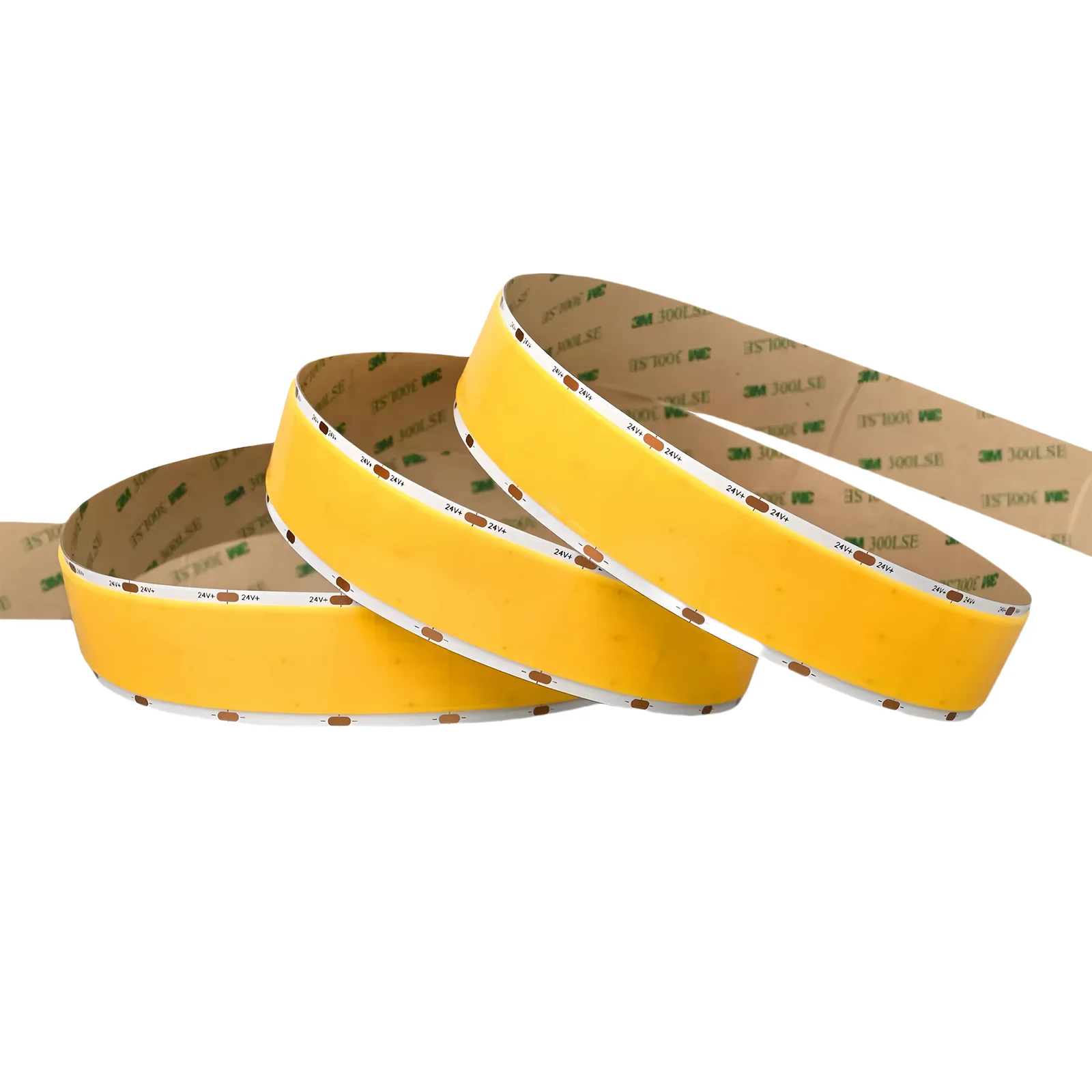 LUMSET® Ultra Wide Single Row COB LED Strip – 1600 LEDs:m, 24V, 30mm Width, 40W:m, 2700K:3000K:4000K:6500K, CRI 90+, 5m Roll